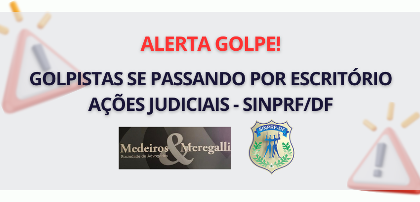 ALERTA GOLPE – GOLPISTAS SE PASSANDO POR ESCRITÓRIO